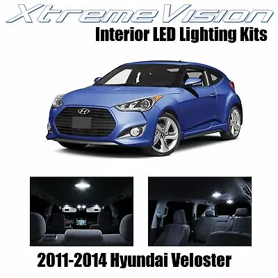 XtremeVision Interior LED For Hyundai Veloster 2011-2014 (7 PCS) Pure White • $9.99