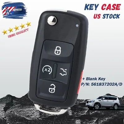 For Volkswagen Beetle Touareg 2010-2016 Remote Key Fob NBG010206T 561837202A/D • $8.78