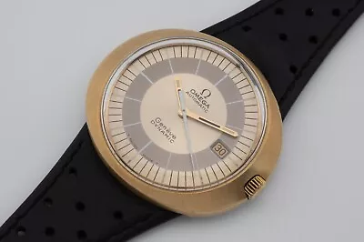 Omega Dynamic 166.039 Cal. 565 Vintage Gold Plated Watch 42mm • $500
