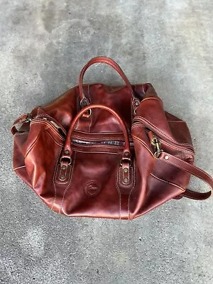 Cenzo Leather Duffle Bag • $115