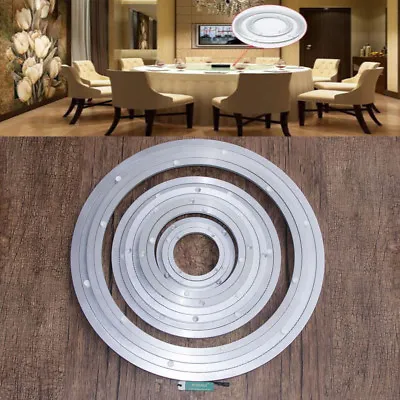 Aluminium Lazy Susan Swivel Bearing Turntable Table Round Plate 4 8 10 12 18 '' • £10.22