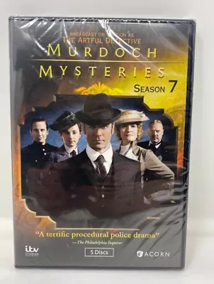 Murdoch Mysteries: Season 7 DVD 2013 Brand New Sealed 5 Disc Set • $11.99