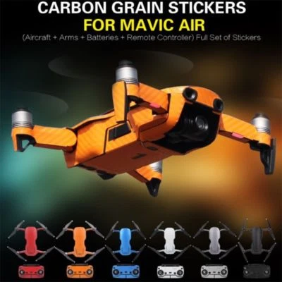 $6.76 • Buy Carbon Fiber Sticker Body Remote Controller Skin Decals For DJI Mavic AIR Drone