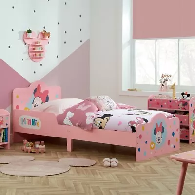 Disney Minnie Mouse Bed Disney Minnie Mouse Wooden Kids Bed Frame - 3ft Single • £234.99