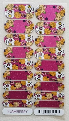 $7 • Buy Jamberry Nail Wrap Full Sheet Dulce Muerte Day Of The Dead Retired November 2020