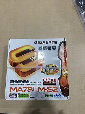 Vintage Gigabyte GA-MA78LM-S2 Socket AM3 AMD Motherboard - NEW • $104.99