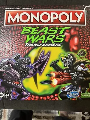 Monopoly: Transformers Beast Wars Edition Board Game NIB SEALED!!!! • $19