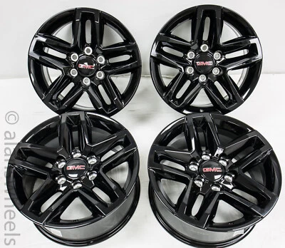 $1300 • Buy 4 New GMC Sierra Yukon Factory OEM Trail Boss 18” Black Wheels Rims 5911 Z71