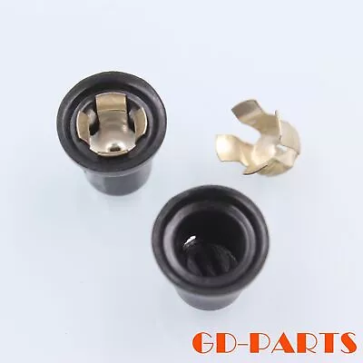 $9.66 • Buy Black Bakelite MINI Vacuum Tube Anode Plate Caps FR 6Z18,EF37 Vintage Look 2PCS
