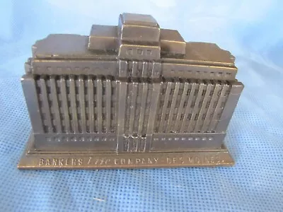 Banthrico Bankers Life Des Moines Ia Souvenir Building Paperweight • $85