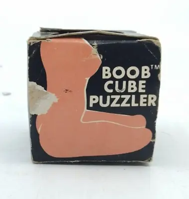 Vintage With Box 1970s “Boob Cube” Puzzler Rubiks Game • $29.97