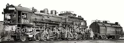 Southern Pacific Railroad Cab Forward Steam Locomotive 4008 2-8-8-2 Train Photo  • $9.79