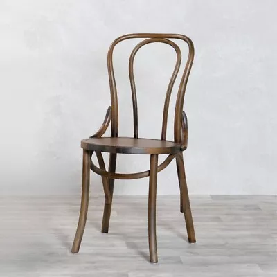 Dark Wood Dining Chairs Bentwood Wooden Chairs Cross Back Dining Chairs • £100