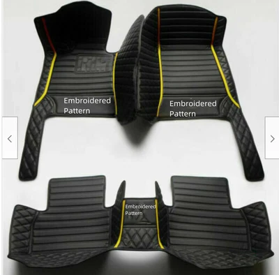 $76.94 • Buy Custom For Volkswagen All Models Carpets Waterproof Car Floor Mats Leather Cargo