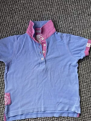 Girls Lazy Jacks Polo Shirt 3-4 Years • £6