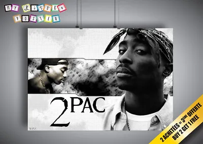 Poster 2PAC Tupac Legend Rapper Hip Hop Wall Art • $11.11