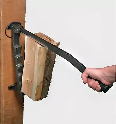 Wall Mount Log Splitter Firewood Kindling Splitter For Indoor & Outdoor Use • $56.85