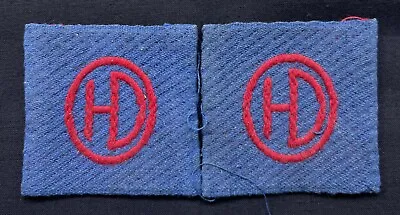 £150 • Buy WW2 51st Highland Division Brabant Weave Original Formation Signs Cloth Badges