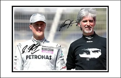 Damon Hill Autographed Pure Cotton Canvas Image. Limited Edition (DH-100)  • £9.59