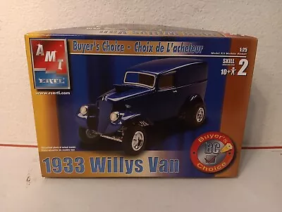 Amt/ertl Buyers Choice 1933 Willys Van Model Car Kit 1/25 Sealed Parts Nice • $22
