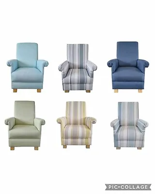 Laura Ashley Fabric Adult Chairs Armchairs Accent Floral Plain Belvedere Grey • £229.99