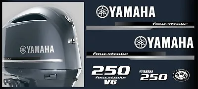 Yamaha 250hp V6 Four Stroke Outboard / Set Decal / Stickers Kit • $80