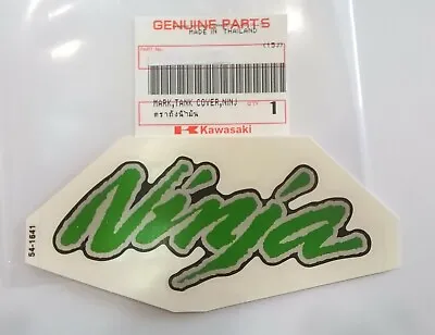£9.95 • Buy Kawasak Ninja Fuel Tank Sticker Badge Emblem Green / Silver / Black  *uk Stock**