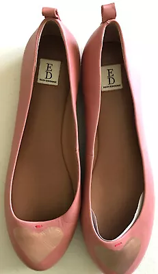 ED Ellen DeGeneres Heart Ballet Flats Pink Size 8W Brand New • $29.95