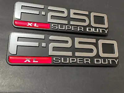 2pcs F250 F-250 XL Super Duty For 99-04 Badge Fender Emblem Nameplate  • $28.20