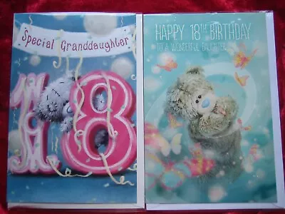 Me To You Daughter & Granddaughter 18th Birthday Cards  • £3