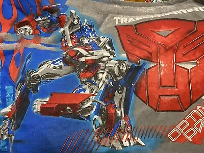 Vintage Transformers Twin Flat Top Sheet And Pillow Case • $19.88
