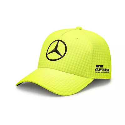 Mercedes AMG F1 Lewis Team Baseball Cap Yellow • $54.90