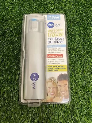 Vio Light Travel Deluxe Ultraviolet Toothbrush Sanitizer VIO200 New Sealed  • $20