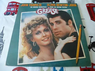 £10 • Buy Grease Original Motion Picture Soundtrack Recording 1978 Double Vinyl 2lp Set