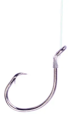 Eagle Claw 9222H-6/0 9222H Snelled Circle Sea Hooks Size 6/0 18  Leader • $7.30