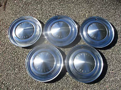 Lot Of 5 Genuine 1962 1963 Mercury Medalist Meteor 14 Inch Hubcaps Wheel Covers • $81