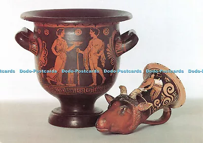 D115579 Bell. Krater And Sheep Head Rhyton. Earthenware. 4 Th Century. Burrell C • $12.75