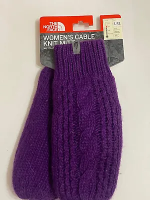 $39.99 • Buy The North Face Women’s Cable Knit Mittens Purple L/XL