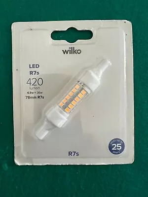 LED R7S 420 LUMEN 78MM BULB 4.9w = 36w LINEAR LIGHT BULB • £5