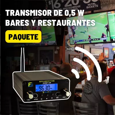 Transmisor Fm Fmuser 0.5W Para Radios De Bares Y Restaurantes Transmisión Fm 05b • $84.99