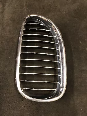 $30 • Buy 06-10 BMW E60 M5 Front Hood Kidney Grille Grill Chrome OEM Left Driver