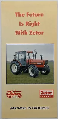 Zetor Tractors & Machinery Pocket Size Brochure C 1990's UK Market • £6