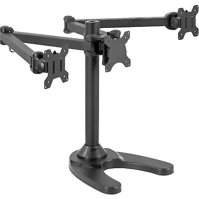 VIVO Triple Monitor Desk Stand Mount FreeStanding Adjustable 3 Screens Up To 32  • $89.99