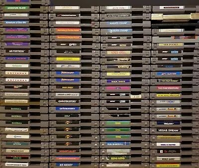 Nintendo NES Games Custom Build Lot-Cleaned Pins TestedDISCOUNT FAST SHIPPING • $29.95
