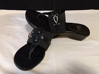 Mootsies Tootsies Women’s Slip-on Sandals In Black Size 6 1/2 M Shoes • $18.94