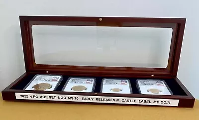 2022 American Gold Eagle 4-pc Year Set - NGC MS70 Early Releases Mike Castle • $4939.05