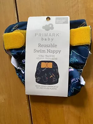 Primark Baby Boys  Reusable Swim Nappy Size M-l 9-15kg Bnwt • £2.50