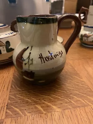 Dartmouth Pottery Motto Ware Am Pitcher Hastings..the Early Bird • $24.99