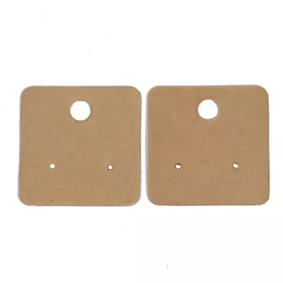 ❤ 50 X Small SQUARE Jewellery Earring Display Card Stud 4cm X 4cm Packaging ❤ • £1.95