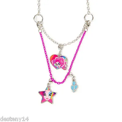 My Little Pony Equestria Girls Pinkie Pie Necklace 3 In 1 Hasbro MLP New • $9.22